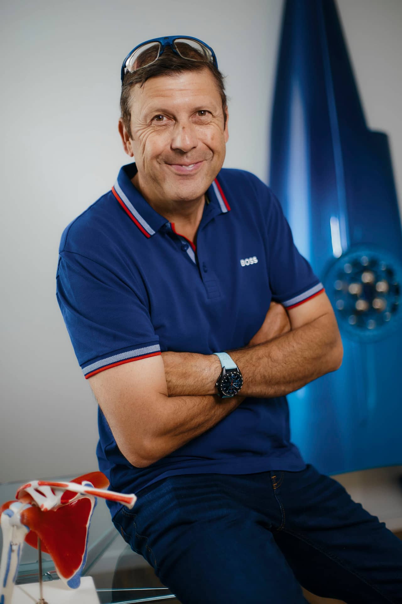 Docteur Yves Lefebvre dans son bureau à Strabourg